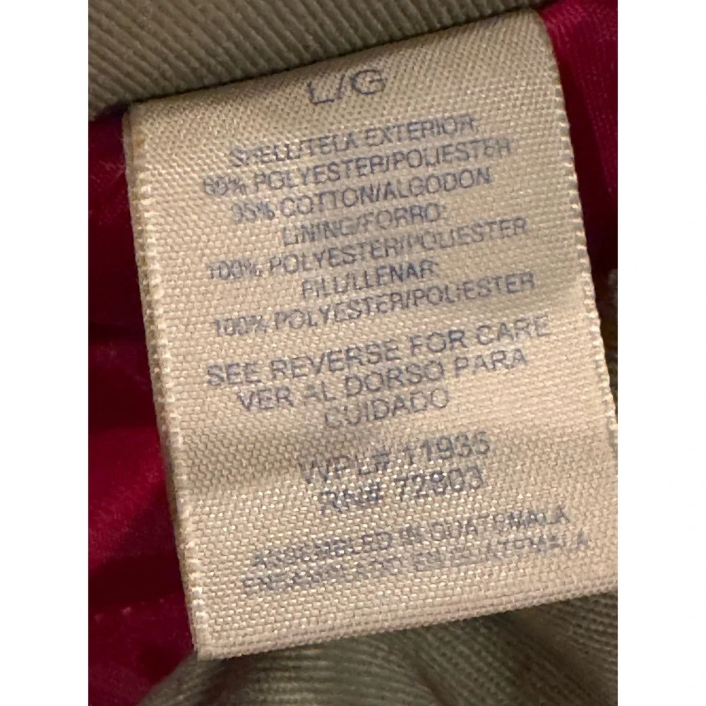 VTG BIG MAC Vintage 70s khaki red lined quilted work jacket Men's Large
